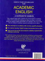 CHECK YOUR VOCABULARY FOR ACADEMIC ENGLISH